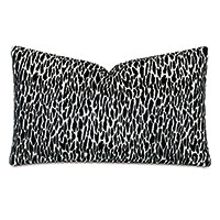 Earl Woven Decorative Pillow In Onyx