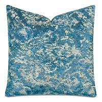 Byzantine Velvet Decorative Pillow In Lagoon