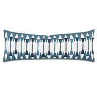 Amani Fil Coupe Decorative Pillow In Teal