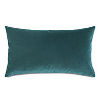 Uma Velvet Decorative Pillow In Teal