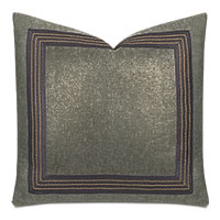 Leonis Stitch Border Decorative Pillow