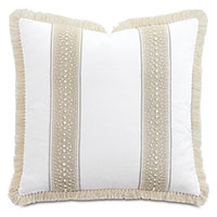 Casa Guava Embroidered Decorative Pillow 