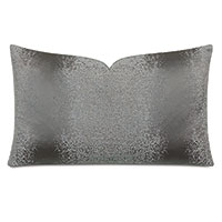 Flurry Glitter Decorative Pillow in Steel