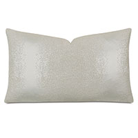 Flurry Glitter Decorative Pillow in Crystal