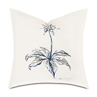 Liesl Handpainted Decorative Pillow