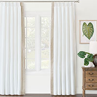 CASA GUAVA EMBROIDERED CURTAIN PANEL