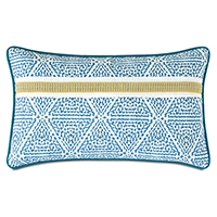 Clementine Trim Application Decorative Pillow