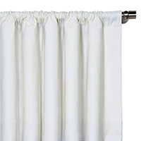 Breeze Linen Curtain Panel in White