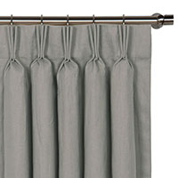 Breeze Linen Curtain Panel in Slate