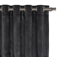 Nellis Charcoal Curtain Panel