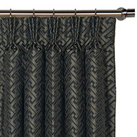 Roscoe Graphite Curtain Panel