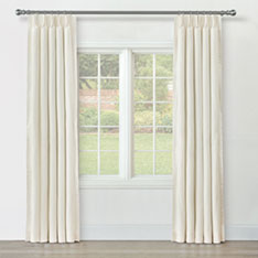 BRISA LINEN CURTAIN PANEL IN IVORY