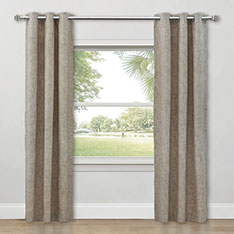 CAVILL GROMMET CURTAIN PANEL IN WHEAT