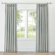REVERIE STRIPED CURTAIN PANEL IN JADE