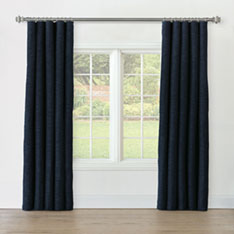STERLING STRIE CURTAIN PANEL IN MARINE