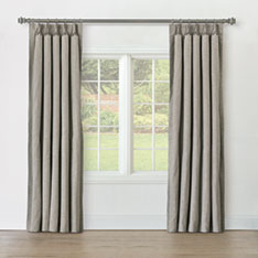 STERLING STRIE CURTAIN PANEL IN FOG