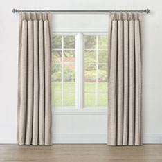 STERLING STRIE CURTAIN PANEL IN LATTE