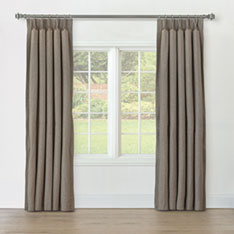 STERLING STRIE CURTAIN PANEL IN BARK