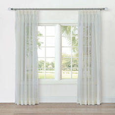 SWAY SHEER CURTAIN PANEL IN IVORY