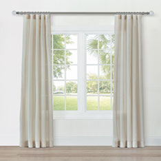 SWAY SHEER CURTAIN PANEL IN TAN