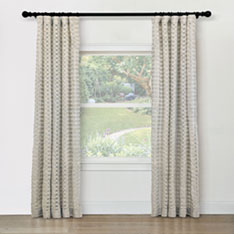 NEVADA ROD POCKET CURTAIN PANEL IN TAN