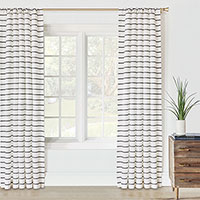 CONNERY STRIPED CURTAIN PANEL