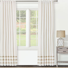 WREN FRINGE CURTAIN PANEL