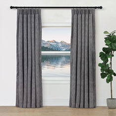 RIVER HERRINGBONE CURTAIN PANEL