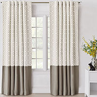 Freya Embroidered Curtain Panel