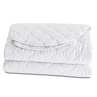 Viola Quilted Coverlet in White