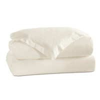 Gianna Hemstitch Duvet Cover in Ivory