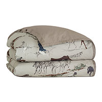 Steeplechaser Equestrian Duvet Cover