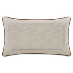 EMMELINE MITERED GIMP DECORATIVE PILLOW