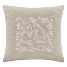 EMMELINE EMBROIDERED DECORATIVE PILLOW