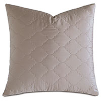 Viola Quilted Euro Sham in Fawn