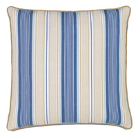 Maritime Stripe Euro Sham In Blue