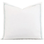 Enzo Satin Stitch Euro Sham in Lake