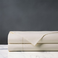 Gianna Hemstitch Flat Sheet in Ivory