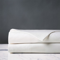 Gianna Hemstitch Flat Sheet in White