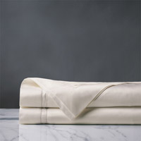 Lusso Sateen Flat Sheet in Ivory