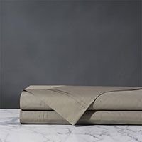 Vail Percale Flat Sheet In Fawn