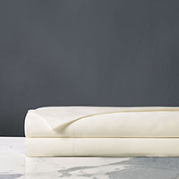 Fresco Sateen Flat Sheet in Ivory