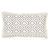 Freya Embroidered Decorative Pillow