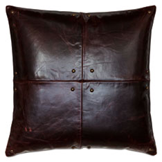 HIGHLAND LEATHER DECORATIVE PILLOW