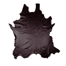 TUDOR MAHOGANY LEATHER HIDE FULL