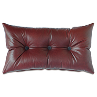 Kilbourn Leather Decorative Pillow