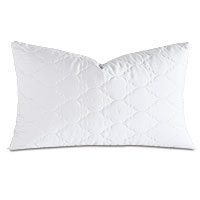 Viola Quilted King Sham in White