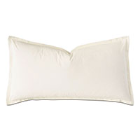 Vail Percale King Sham In Ivory