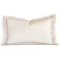 Juliet Lace King Sham in Ivory/Fawn