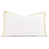 Enzo Satin Stitch King Sham in Daffodil